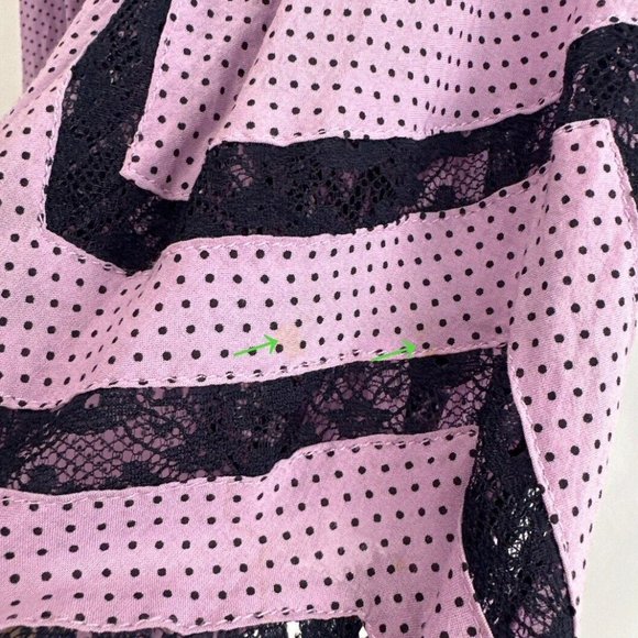 Free People Intimately Voile and Lace Trapeze Slip Dress in Purple Size XS - Picture 6 of 6